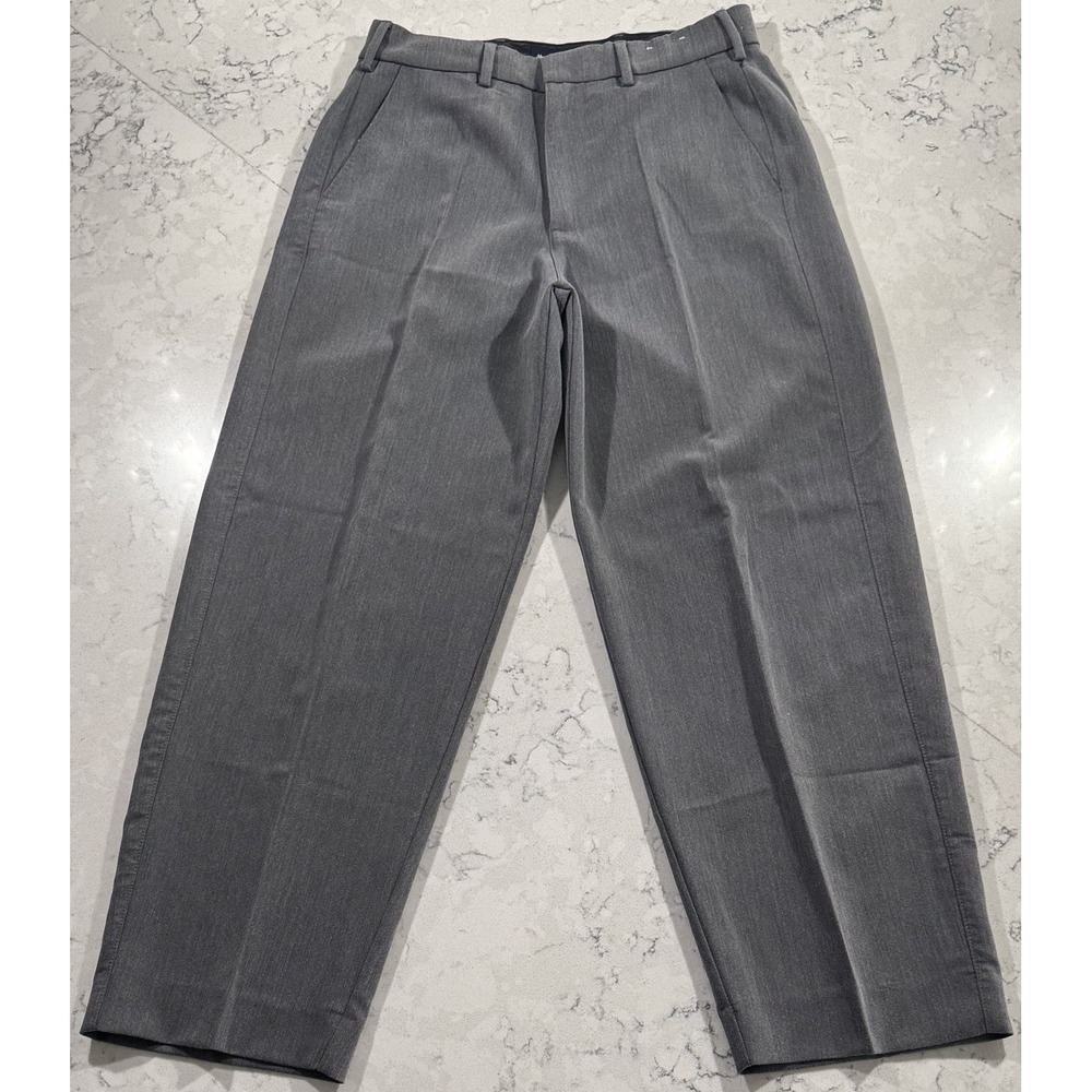 Abercrombie & Fitch Baggy Trousers Mens 31x32 Gray Relaxed Fit Minimalist Casual - Picture 1 of 9